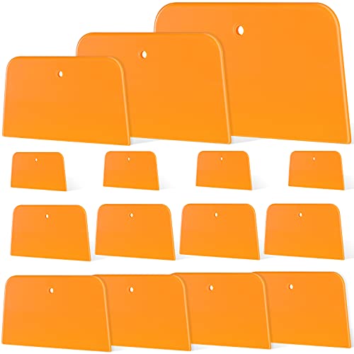 Frienda 15 Pcs Body Filler Spreaders Plastic Tools for Automotive