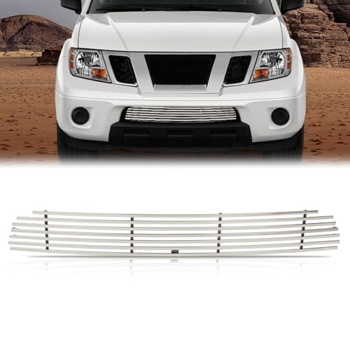 G-PLUS Bumper Stainless Chrome Billet Grille Insert Compatible with Nissan