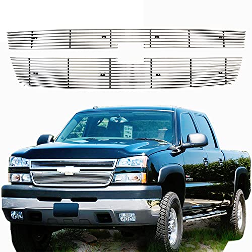 Front Grill Insert for 2006 Chevy Silverado 1500/2005-2006 2500HD/3500 Upper