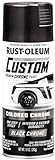 Rust-Oleum 343346 Automotive Custom Chrome Spray Paint, 10...
